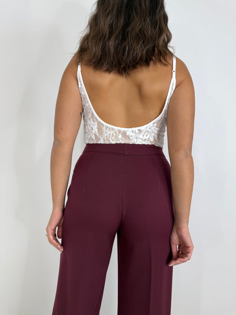 PANTALONE GRACE BORDEAUX