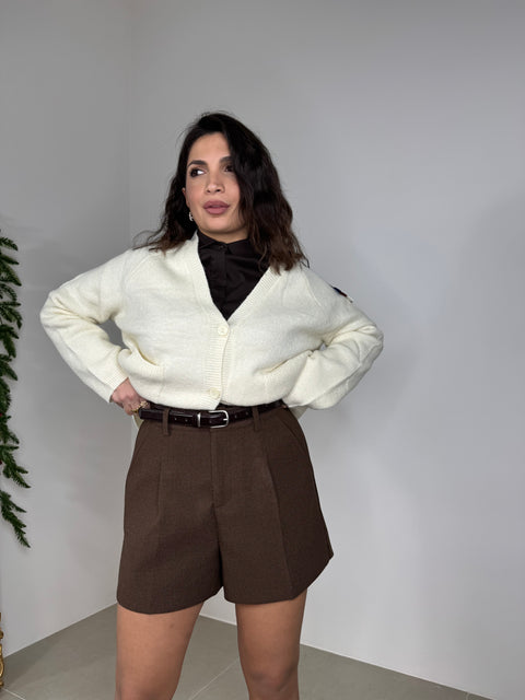 SHORT CLELIA MARRONE