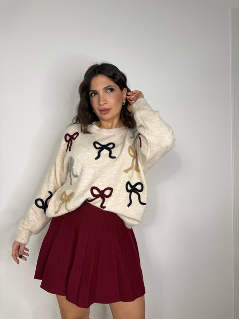 GONNA IN LANETTA BORDEAUX