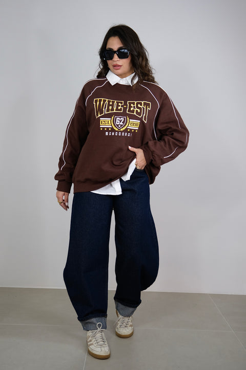 JEANS BALLOON DENIM SCURO