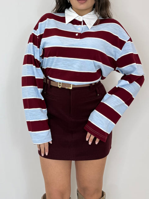 MAGLIA POLO CON RIGHE IN COTONE