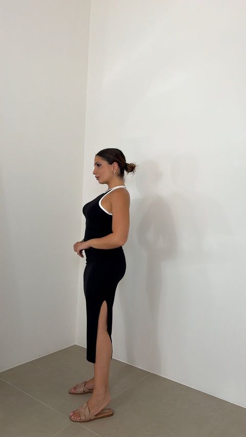 DRESS JUST WEST NERO