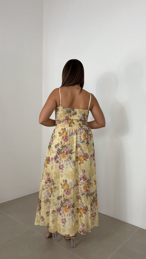 DRESS VENERE GIALLO
