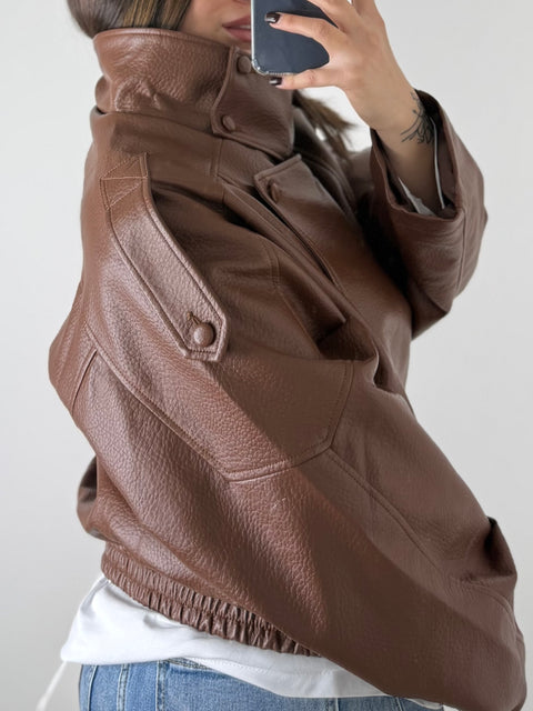 GIUBBOTTO CONNIE CUOIO