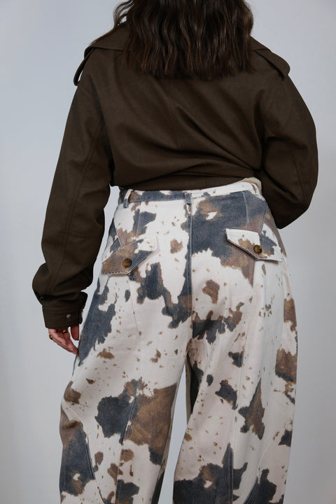 JEANS BALLOON EFFETTO MACCHIATO