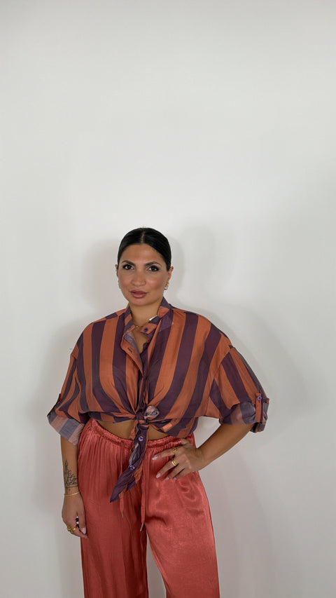 CAMICIA ASIA SALMONE