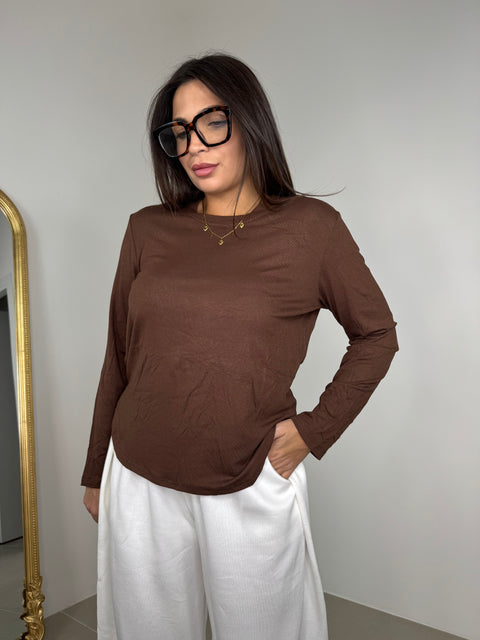 MAGLIA GISELLA MARRONE