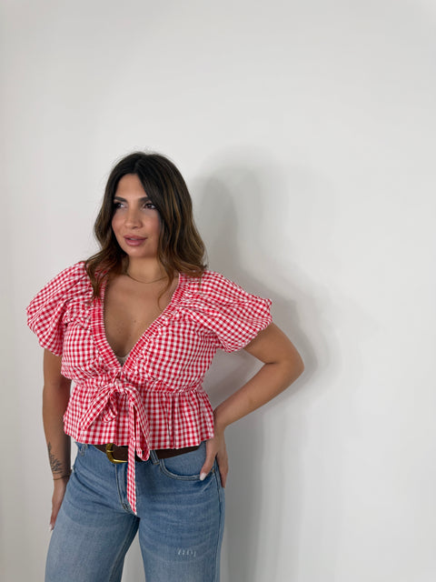 BLUSA QUADRETTI
