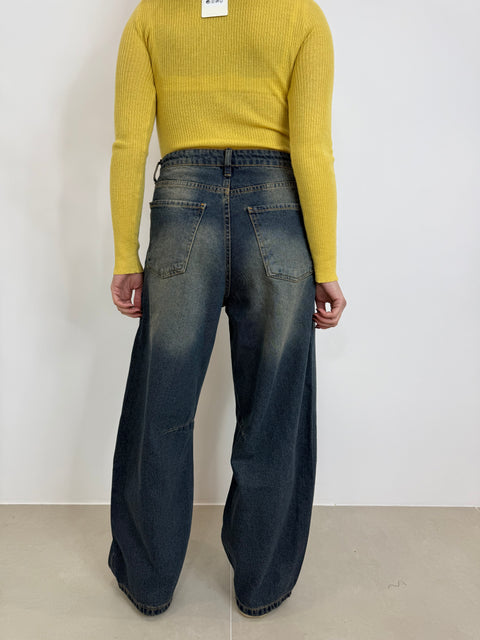 JEANS BALLOON EFFETTO SFUMATO