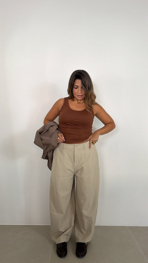 PANTALONE OFELIA CAMEL