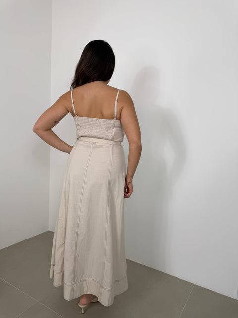 DRESS FORTUNA BEIGE