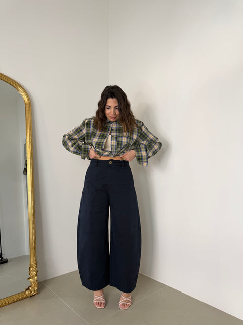 PANTALONE BALLOON BLU PREMIUM