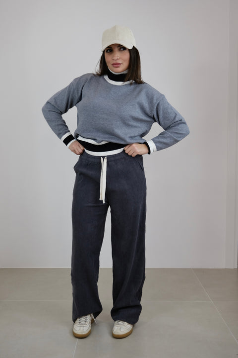 PANTATUTA COSTINA GRIGIO