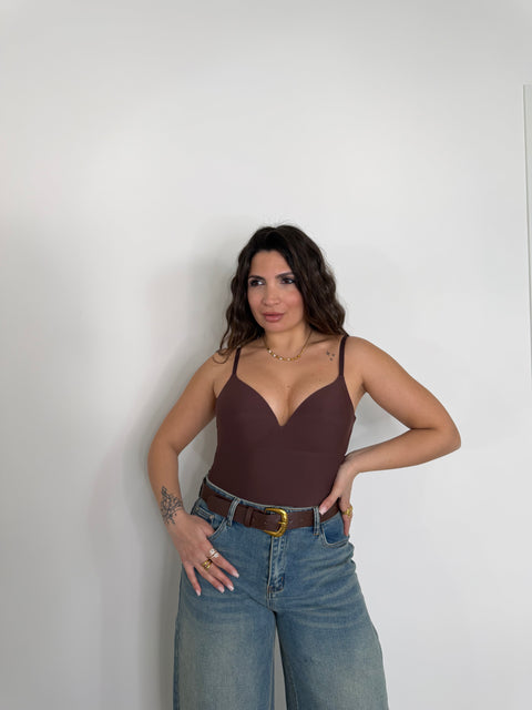 BODY NELLA MODELLANTE MARRONE