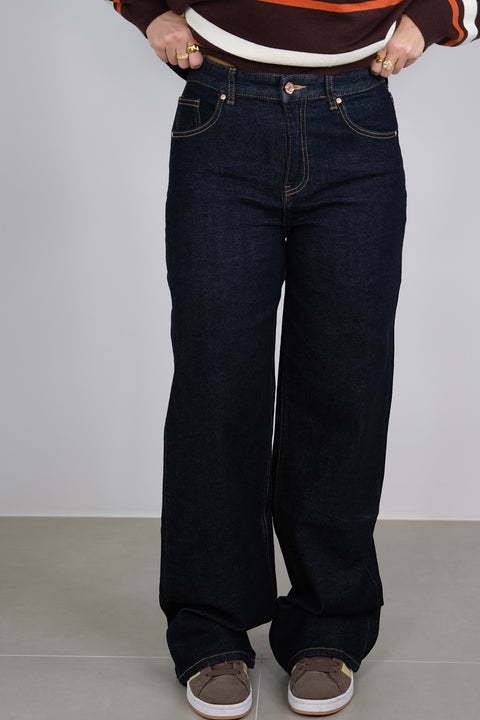 JEANS PALAZZO DENIM SCURO 5003