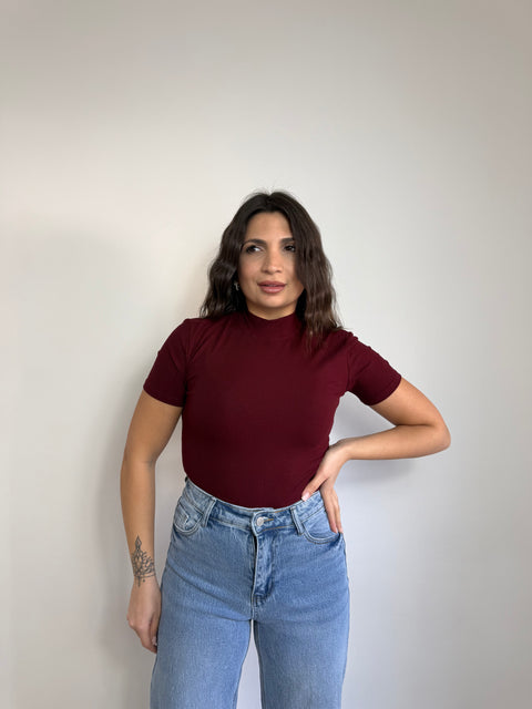 MAGLIA LENA BORDEAUX