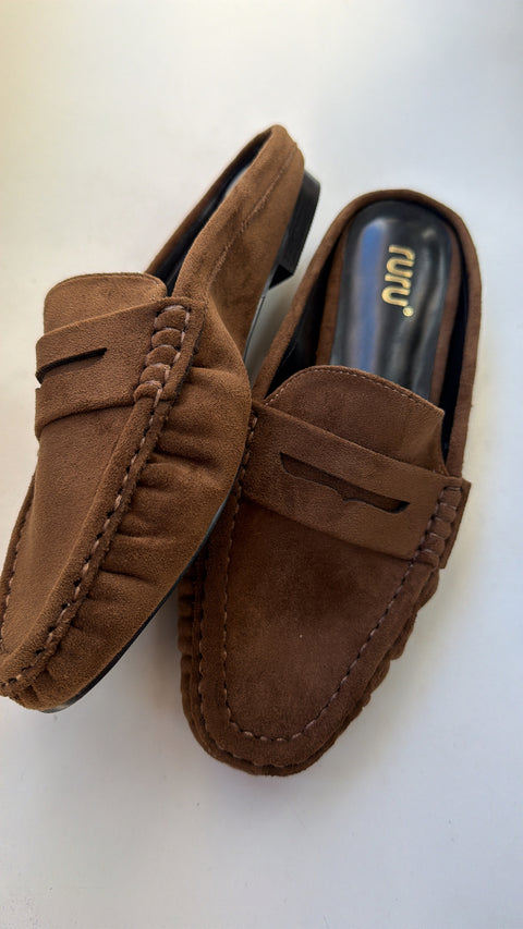 SABOT IN ECO CAMOSCIO KHAKI 6806