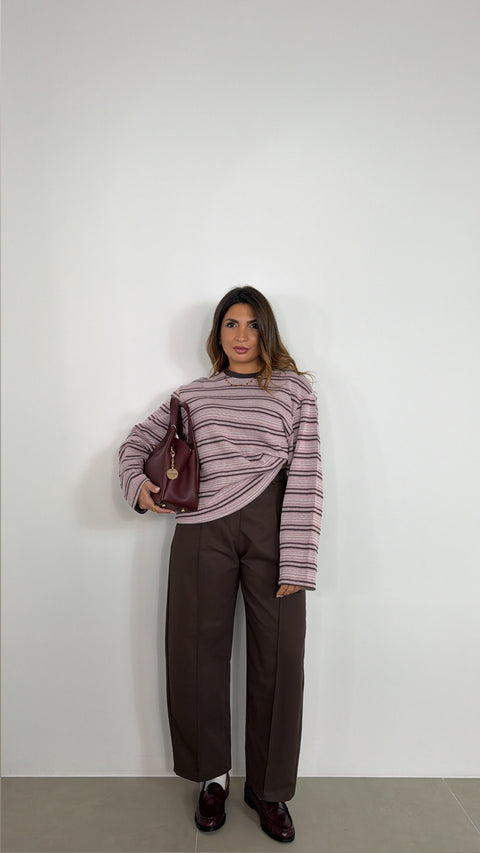 PANTALONE MAIRA MARRONE