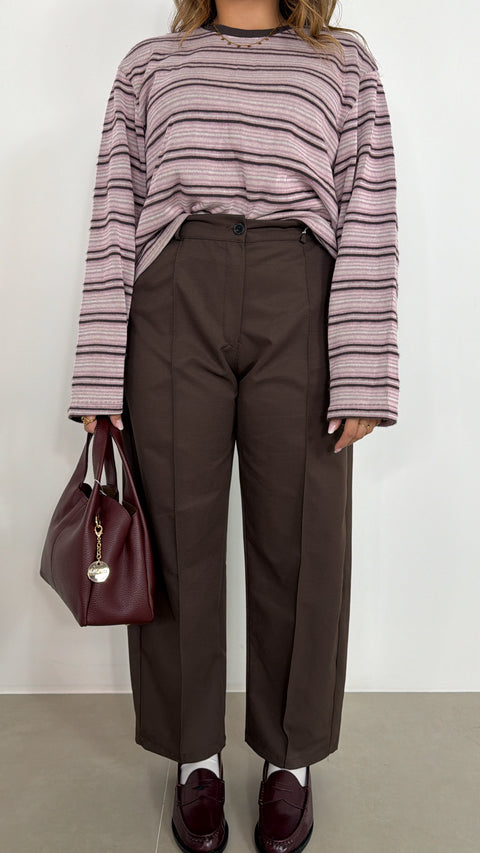 PANTALONE MAIRA MARRONE