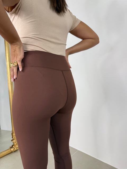 LEGGINGS MODELLANTE MARRONE