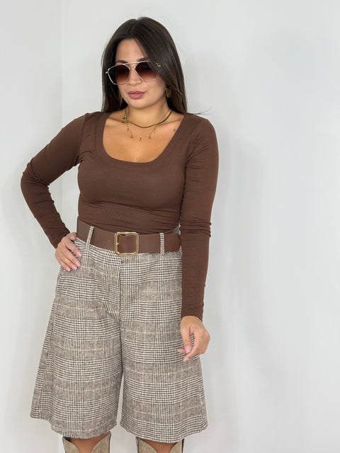 MAGLIA RACHEL MARRONE