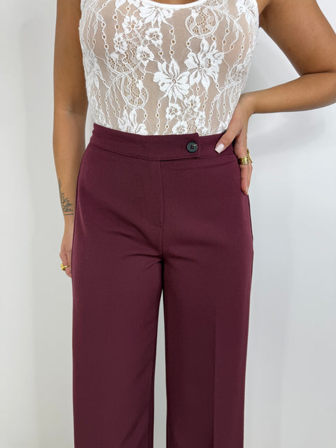 PANTALONE GRACE BORDEAUX