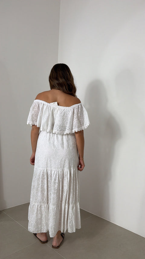 DRESS MINORCA BIANCO