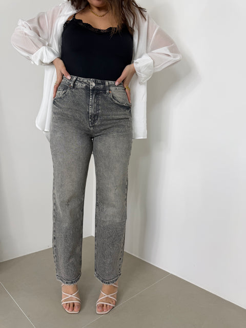 JEANS GAMBA DRITTA CURVY 3150-8