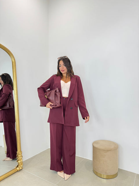 TAILLEUR ESTER BORDEAUX