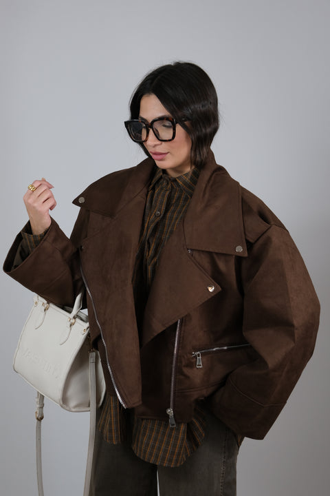 GIACCA IN CAMOSCIO MOOCHY