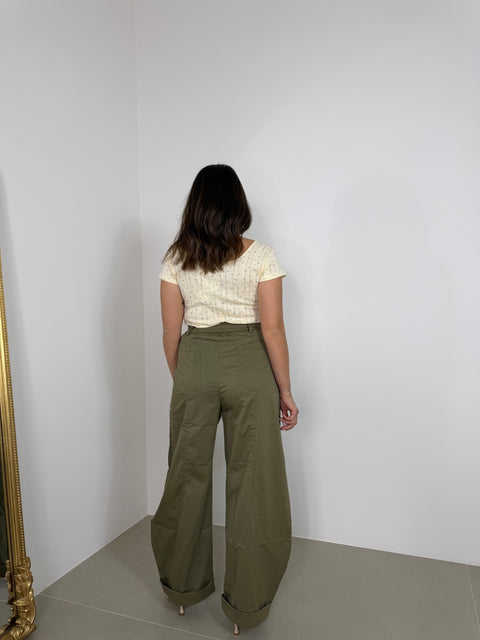 PANTALONE BALLOON VERDE 120603