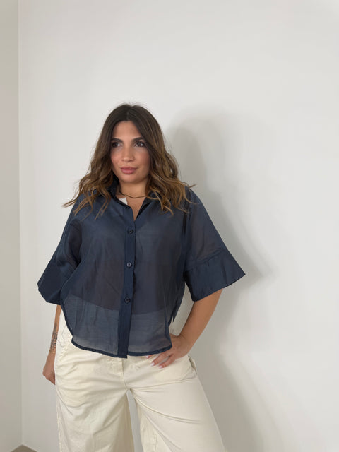 CAMICIA CARRIE BLU