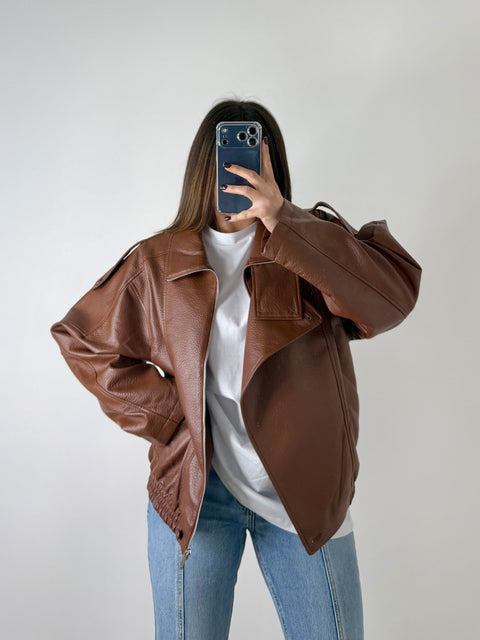 GIUBBOTTO CONNIE CUOIO