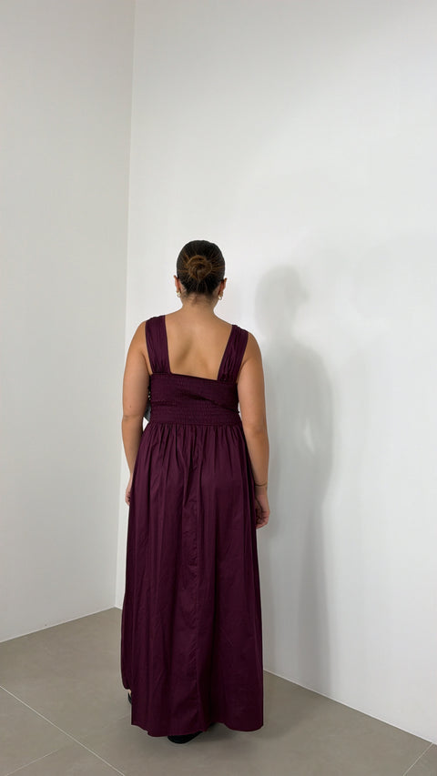 DRESS CALLIOPE BORDEAX