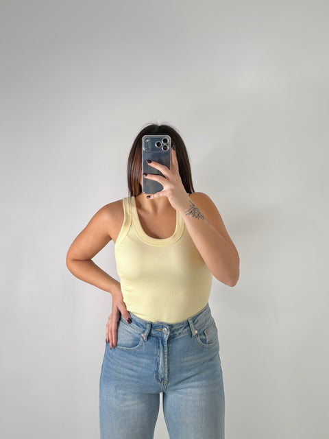 CANOTTA A COSTINE GIALLA