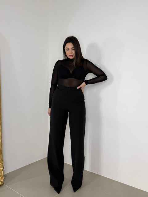 PANTALONE NERO ATTENTIF