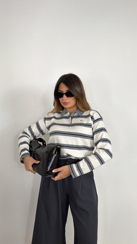 PULLOVER EMMA GRIGIO