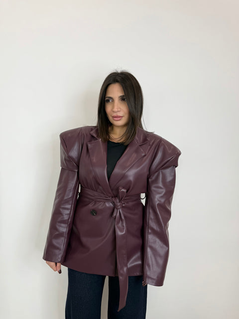 BLAZER YVONNE BORDEAUX