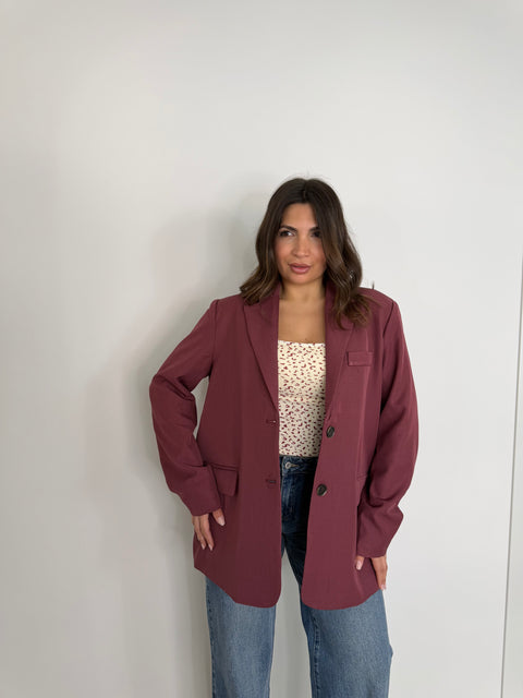 BLAZER APERTA SUL RETRO FRAGOLA
