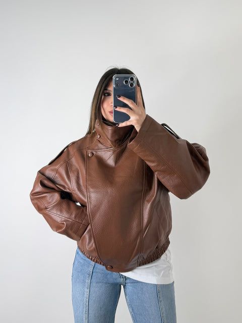 GIUBBOTTO CONNIE CUOIO