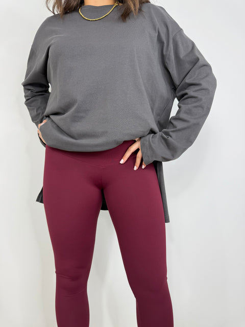 LEGGINGS AURORA BORDEAUX