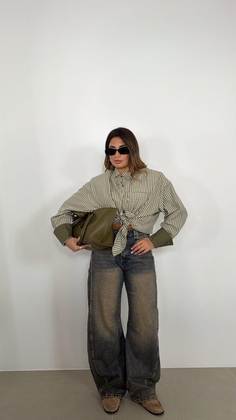 JEANS BALLOON SABBIATO F637