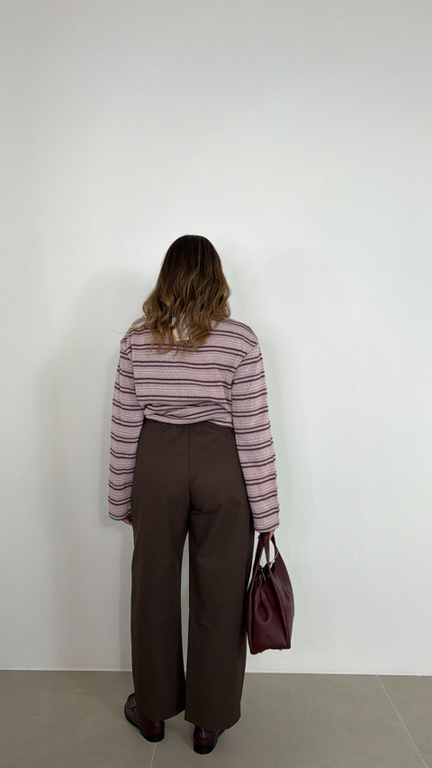 PANTALONE MAIRA MARRONE