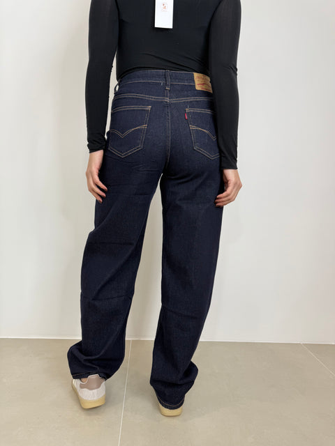 JEANS BALLOON DENIM SCURO