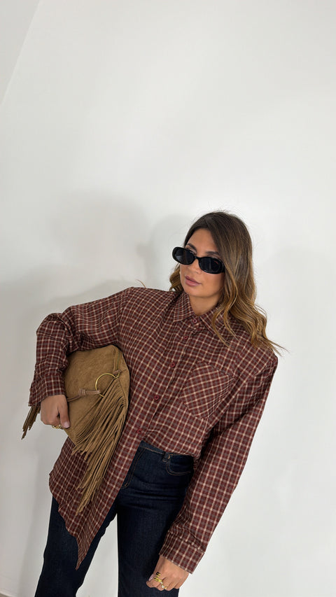 CAMICIA CIRILLA BORDEAUX