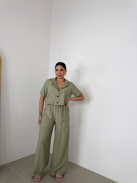 SET HOLLY VERDE CHIARO