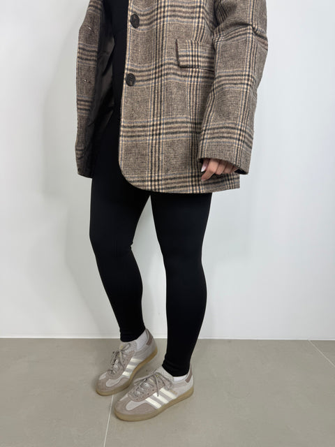 LEGGINGS TERMICO NERO 3358