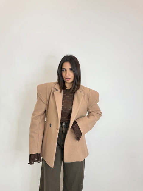 CAPPOTTO/BLAZER MONIA CAMEL