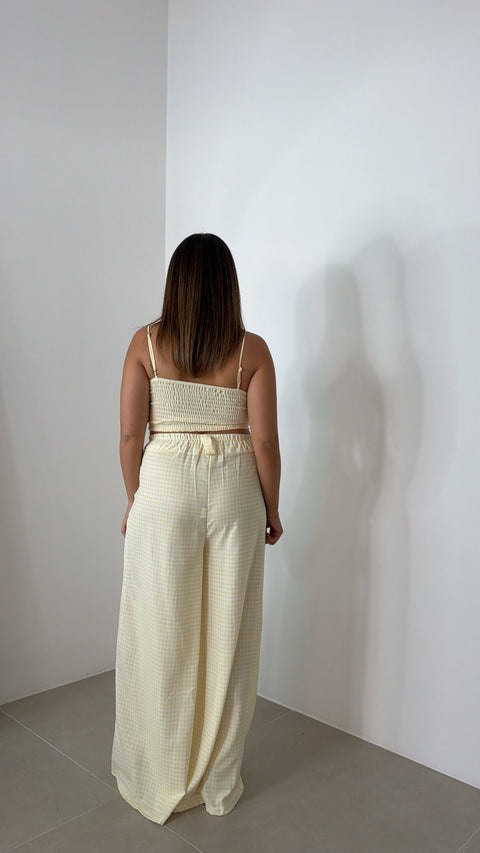 SET QUADRETTI GIALLO