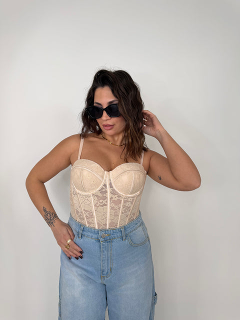 CORPETTO IN PIZZO BEIGE